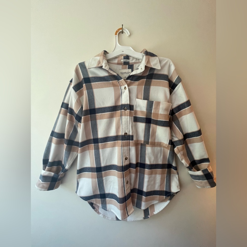 Abercrombie oversized flannel